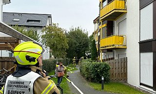Der Einsatzort liegt im ersten Obergeschoss eines Mehrfamilienhauses an der Grevestraße. - Ralph Meyer Der Einsatzort liegt im ersten Obergeschoss eines Mehrfamilienhauses an der Grevestraße. - Ralph Meyer