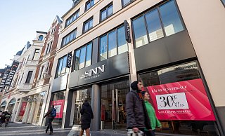 Das Modehaus „Sinn“ in Bielefeld schließt bald. Derzeit gibt es schon 30 % Rabatt. - Oliver Krato Das Modehaus „Sinn“ in Bielefeld schließt bald. Derzeit gibt es schon 30 % Rabatt. - Oliver Krato