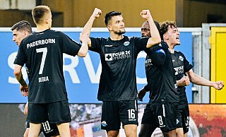 SCP-Abwehrchef Visar Musliu erzielte zuletzt zwei Tore in drei Spielen. Hier jubelt er über seinen 2:1-Treffer gegen Hertha BSC Berlin. - Besim Mazhiqi SCP-Abwehrchef Visar Musliu erzielte zuletzt zwei Tore in drei Spielen. Hier jubelt er über seinen 2:1-Treffer gegen Hertha BSC Berlin. - Besim Mazhiqi