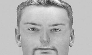 Der Haupttäter hat ein sehr kantiges Gesicht. - LKA NRW Der Haupttäter hat ein sehr kantiges Gesicht. - LKA NRW