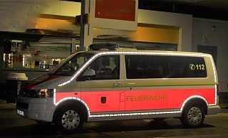 Rund 80 Kilometer legte der mutmaßliche Dieb mit dem Mannschaftstransportfahrzeug der Feuerwehr in der Nacht zurück. - Kreispolizei Rund 80 Kilometer legte der mutmaßliche Dieb mit dem Mannschaftstransportfahrzeug der Feuerwehr in der Nacht zurück. - Kreispolizei