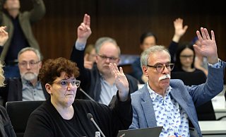Christiane Ziegele (l.) wird nur noch wenige Wochen im Stadtrat aktiv sein. - Andreas Frücht Christiane Ziegele (l.) wird nur noch wenige Wochen im Stadtrat aktiv sein. - Andreas Frücht