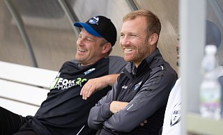 Sportchef Benjamin Weber (r.) und Trainer Lukas Kwasniok, hier im Trainingslager in Tirol, sehen für den SCP momentan keinen akuten Handlungsbedarf, was weitere Neuzugänge betrifft. - Oliver Krato Sportchef Benjamin Weber (r.) und Trainer Lukas Kwasniok, hier im Trainingslager in Tirol, sehen für den SCP momentan keinen akuten Handlungsbedarf, was weitere Neuzugänge betrifft. - Oliver Krato