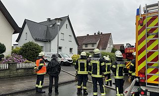 An der Theresienstraße schlug am Freitagnachmittag ein Blitz ein. - Paul Brinkmann An der Theresienstraße schlug am Freitagnachmittag ein Blitz ein. - Paul Brinkmann