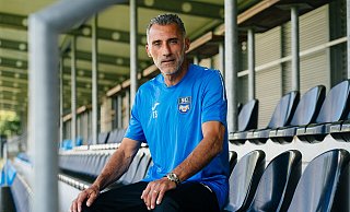 Thomas Stratos ist zum zweiten Mal Trainer des SC Wiedenbrück. - Daniel Bremehr Thomas Stratos ist zum zweiten Mal Trainer des SC Wiedenbrück. - Daniel Bremehr