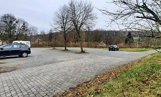 Npch etwas Trist: Der Wohnmobilstellplatz in Nieheim ist nur eine Schotterfläche. - David Schellenberg Npch etwas Trist: Der Wohnmobilstellplatz in Nieheim ist nur eine Schotterfläche. - David Schellenberg