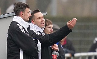 Felix Langkamp und Stephan Eggert, der nicht mit in die Bezirksliga gehen wird. - Yvonne Gottschlich Felix Langkamp und Stephan Eggert, der nicht mit in die Bezirksliga gehen wird. - Yvonne Gottschlich