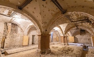 In dem größten Raum des historischen Ratskellers in Paderborn werden in Zukunft wieder Gäste essen und trinken. - Niklas Tüns In dem größten Raum des historischen Ratskellers in Paderborn werden in Zukunft wieder Gäste essen und trinken. - Niklas Tüns
