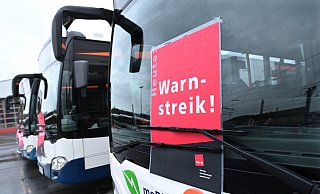 Auch Herford ist vom ÖPNV-Streik betroffen. - Barbara Franke Auch Herford ist vom ÖPNV-Streik betroffen. - Barbara Franke