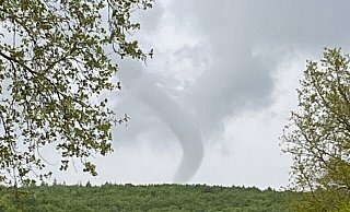 In Beverungen wurde am Mittwochnachmittag ein Tornado gesichtet. - Manuela Bömelburg In Beverungen wurde am Mittwochnachmittag ein Tornado gesichtet. - Manuela Bömelburg