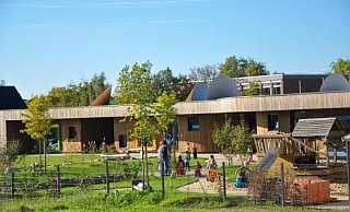 Die Kita Spatzennest zeichnet sich nicht nur durch ihre Architektur aus. - NN Die Kita Spatzennest zeichnet sich nicht nur durch ihre Architektur aus. - NN