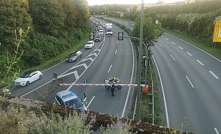 Der Tunnel des Ostwestfalendamms war in beide Richtungen gesperrt. - Pauline Maus Der Tunnel des Ostwestfalendamms war in beide Richtungen gesperrt. - Pauline Maus