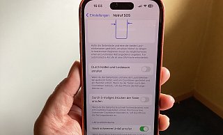 Technik für die Notfall-Alarmierung – wie hier bei einen iPhone – kann auch deaktiviert werden. - Ralf T.Mischer Technik für die Notfall-Alarmierung – wie hier bei einen iPhone – kann auch deaktiviert werden. - Ralf T.Mischer