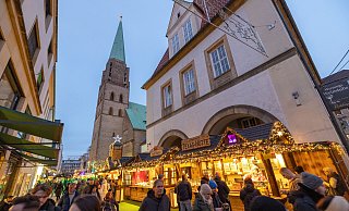 Der Bielefelder Weihnachtsmarkt war 2022 auch trotz Corona gut besucht. - Oliver Krato,Oliver Krato Der Bielefelder Weihnachtsmarkt war 2022 auch trotz Corona gut besucht. - Oliver Krato,Oliver Krato