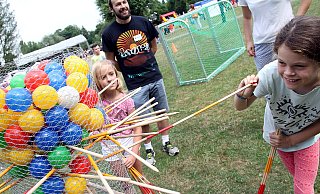 Spiel und Spaß warten wieder auf die Kinder beim Kinderfest im Steinmeisterpark. - Archivfoto: Felix Eisele Spiel und Spaß warten wieder auf die Kinder beim Kinderfest im Steinmeisterpark. - Archivfoto: Felix Eisele