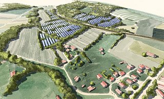 Die geplante Freiflächenanlage bei Nieheim kann die meisten Mitglieder des Kreisumweltausschusses mit ihrem Konzept nicht überzeugen. - Projektierer Die geplante Freiflächenanlage bei Nieheim kann die meisten Mitglieder des Kreisumweltausschusses mit ihrem Konzept nicht überzeugen. - Projektierer
