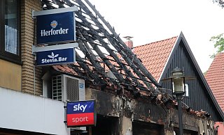 Der mutmaßliche Brandstifter der Herforder Stevia-Bar wird nun international gesucht. - Archivfoto: Alina Rullkötter Der mutmaßliche Brandstifter der Herforder Stevia-Bar wird nun international gesucht. - Archivfoto: Alina Rullkötter