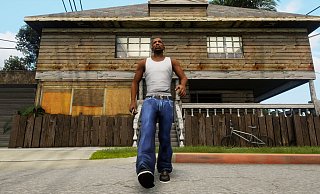 C.J. ist Protagonist in "GTA: San Andreas". - Rockstar C.J. ist Protagonist in "GTA: San Andreas". - Rockstar