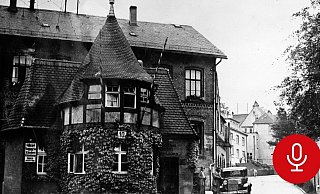 Das alte Pförtnerhäuschen in Bethel, Gadderbaum in den 1930er Jahren. - Archiv Das alte Pförtnerhäuschen in Bethel, Gadderbaum in den 1930er Jahren. - Archiv
