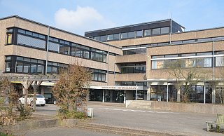 Gefiert wird in der Aula und auf dem Schulhof des Widukind-Gymnasiums. - Mareike Patock Gefiert wird in der Aula und auf dem Schulhof des Widukind-Gymnasiums. - Mareike Patock