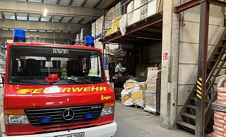Die Feuerwehr war am Freitagnachmittag in einem Baumarkt im Einsatz. - FFW Höxter Die Feuerwehr war am Freitagnachmittag in einem Baumarkt im Einsatz. - FFW Höxter