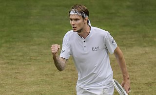 Alexander Bublik, der für Kasachstan startet, war in dieser Woche nicht zu bezwingen: Der 26-Jährige ist Sieger der 30. Terra Wortmann Open. - IMAGO/pepphoto Alexander Bublik, der für Kasachstan startet, war in dieser Woche nicht zu bezwingen: Der 26-Jährige ist Sieger der 30. Terra Wortmann Open. - IMAGO/pepphoto