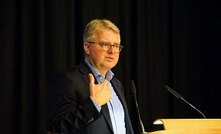 Frank Schäffler im März 2022 beim Lübbecker Kreisparteitag. - (Archivbild): Michael Grundmeier Frank Schäffler im März 2022 beim Lübbecker Kreisparteitag. - (Archivbild): Michael Grundmeier