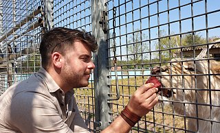 Der zoologische Direktor im Safariland Stukenbrock, Markus Köchling. - privat Der zoologische Direktor im Safariland Stukenbrock, Markus Köchling. - privat