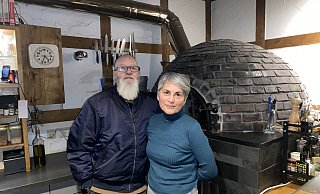 Thorsten Bötte und Patricia Bötte-Pastor von Böttes Holzsteinofen in Verl. - Markus Voss Thorsten Bötte und Patricia Bötte-Pastor von Böttes Holzsteinofen in Verl. - Markus Voss