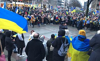 Zusammenstehen für die Ukraine. - Jörg Dieckmann Zusammenstehen für die Ukraine. - Jörg Dieckmann