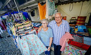 Christa und Heinz-Werner Eckhardt sind in diesem Jahr das letzte Mal auf dem Pottmarkt. - BESIM MAZHIQI Christa und Heinz-Werner Eckhardt sind in diesem Jahr das letzte Mal auf dem Pottmarkt. - BESIM MAZHIQI