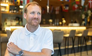 SCP-Sportchef Benjamin Weber hat derzeit viele gute Gründe, um zufrieden zu sein. - Oliver Krato SCP-Sportchef Benjamin Weber hat derzeit viele gute Gründe, um zufrieden zu sein. - Oliver Krato