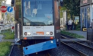 Stadtbahnunfall an der Beckhausstraße. - privat Stadtbahnunfall an der Beckhausstraße. - privat