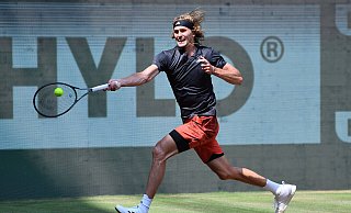 Nach vier Final-Teilnahmen in Halle will Alexander Zverev 2024 endlich den Turnier-Sieg einfahren. - IMAGO/Revierfoto Nach vier Final-Teilnahmen in Halle will Alexander Zverev 2024 endlich den Turnier-Sieg einfahren. - IMAGO/Revierfoto