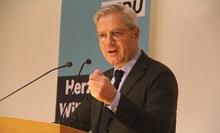 Der außenpolitische Experte der CDU, Norbert Röttgen, bem Neujahrsempfang des CDU-Kreisverbandes. - Burkhard Battran Der außenpolitische Experte der CDU, Norbert Röttgen, bem Neujahrsempfang des CDU-Kreisverbandes. - Burkhard Battran