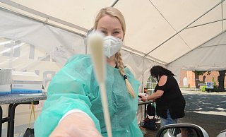 Sinkende Fallzahlen, genug Test-Angebote: Das DRK will seine Test-Zentren im Kreis Höxter schließen. - Joern Spreen-Ledebur/Symbolfoto Sinkende Fallzahlen, genug Test-Angebote: Das DRK will seine Test-Zentren im Kreis Höxter schließen. - Joern Spreen-Ledebur/Symbolfoto