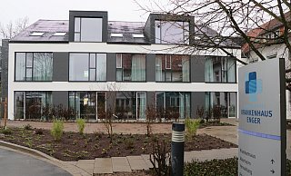 Der moderne Anbau des Krankenhauses in Enger. - Ekkehard Wind Der moderne Anbau des Krankenhauses in Enger. - Ekkehard Wind