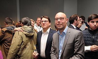 Der CDU-Kreisvorsitzende Oliver Vogt (l.) und CDU-Kandidat Jörg-Michael Schrader gehen mit Zuversicht in den Wahlkampf-Endspurt vor der Stichwahl. - Joern Spreen-Ledebur Der CDU-Kreisvorsitzende Oliver Vogt (l.) und CDU-Kandidat Jörg-Michael Schrader gehen mit Zuversicht in den Wahlkampf-Endspurt vor der Stichwahl. - Joern Spreen-Ledebur