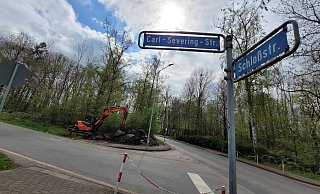 Im Randbereich des Sportplatzes Hunnebrock könnte tief in der Erde eine Bombe aus dem zweiten Weltkrieg liegen. - Gerald Dunkel Im Randbereich des Sportplatzes Hunnebrock könnte tief in der Erde eine Bombe aus dem zweiten Weltkrieg liegen. - Gerald Dunkel