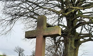 Soll weg. Das Kreuz an der Landesstraße 890 zwischen den Höxteraner Ortschaften Bosseborn und Ottbergen. - David Schellenberg Soll weg. Das Kreuz an der Landesstraße 890 zwischen den Höxteraner Ortschaften Bosseborn und Ottbergen. - David Schellenberg