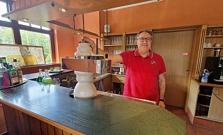 Michele Scistri ist zumindest für das nächste halbe Jahr Pächter des Ristorante Bonacossa. - Uwe Pollmeier Michele Scistri ist zumindest für das nächste halbe Jahr Pächter des Ristorante Bonacossa. - Uwe Pollmeier
