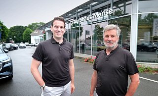Entwickeln ihr Unternehmen weiter: Daniel Fernandez (33), Geschäftsführer und seit einem Jahr Mitinhaber (15 Prozent), und Matthias Mense (60). - Andreas Frücht Entwickeln ihr Unternehmen weiter: Daniel Fernandez (33), Geschäftsführer und seit einem Jahr Mitinhaber (15 Prozent), und Matthias Mense (60). - Andreas Frücht