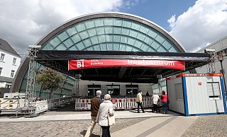 Das Impfzentrum an der Stadthalle ist geschlossen. Weiter geimpft wird inzwischen an der Schillerstraße. - Wolfgang Rudolf Das Impfzentrum an der Stadthalle ist geschlossen. Weiter geimpft wird inzwischen an der Schillerstraße. - Wolfgang Rudolf