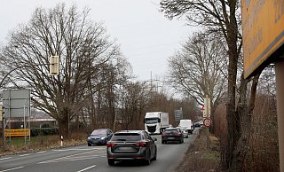 Die Herforder Umgehungstraße soll zunächst bis zur Einmündung Füllenbruchstraße weiter vierspurig ausgebaut werden. Dafür müssen Bäume weichen. - Frank-Michael Kiel-Steinkamp Die Herforder Umgehungstraße soll zunächst bis zur Einmündung Füllenbruchstraße weiter vierspurig ausgebaut werden. Dafür müssen Bäume weichen. - Frank-Michael Kiel-Steinkamp