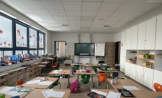 So sehen die neuen Klassenräume der Brüder-Grimm-Schule aus. - Shannon-Lee Bendig So sehen die neuen Klassenräume der Brüder-Grimm-Schule aus. - Shannon-Lee Bendig