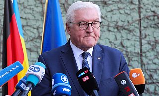 In der Ukraine nicht willkommen: Bundespräsident Frank-Walter Steinmeier. - Jens Büttner In der Ukraine nicht willkommen: Bundespräsident Frank-Walter Steinmeier. - Jens Büttner
