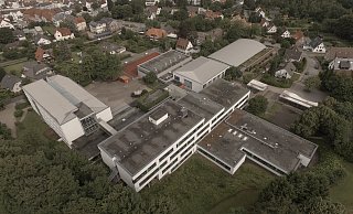 Das Wittekind-Gymnasium gehört zu den Lübbecker Schulen, die mit fest eingebauten Lüftungsanlagen ausgestattet werden. - Jens Reddeker Das Wittekind-Gymnasium gehört zu den Lübbecker Schulen, die mit fest eingebauten Lüftungsanlagen ausgestattet werden. - Jens Reddeker