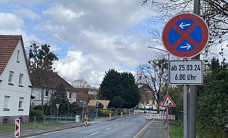 Die Löhner Straße ist gesperrt und wird zur Baustelle. - Dirk Windmöller Die Löhner Straße ist gesperrt und wird zur Baustelle. - Dirk Windmöller