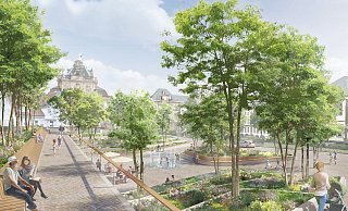 Der Siegerentwurf zum neuen Moritzgarten vom Kölner Planungsbüro Club L94 Landschaftsarchitekten. - Planungsbüro Club L94 Landschaftsarchitekten Der Siegerentwurf zum neuen Moritzgarten vom Kölner Planungsbüro Club L94 Landschaftsarchitekten. - Planungsbüro Club L94 Landschaftsarchitekten