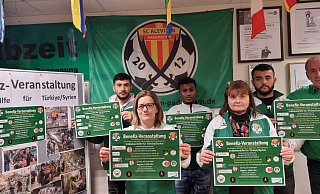 Das Organisatoren-Team des SC Aleviten mit dem Vorsitzenden Verani Kartum (r.). - SC Aleviten Das Organisatoren-Team des SC Aleviten mit dem Vorsitzenden Verani Kartum (r.). - SC Aleviten